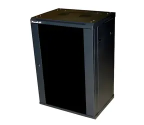 XtendLan 15U/600x450 / Nástěnný rozvaděč / jednodílný / skleněné dveře