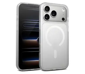 Crong Hybrid Matte Magnetic bílá / Ochranný kryt / Apple iPhone 17 Pro / MagSafe
