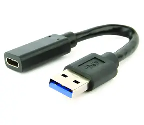 Adaptér USB 3.1 typ A (M) - USB-C (F) 10 cm / Redukce