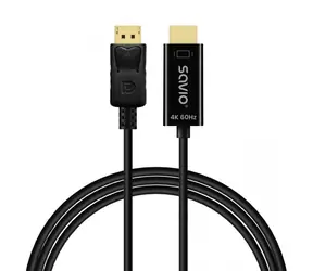 Kabel DisplayPort na HDMI CL-189 / Propojovací kabel / 4K/60Hz / 1,5 m