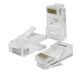 RJ45 konektor CAT5e UTP pozlacené kontakty / Konektor / UTP / 100 ks