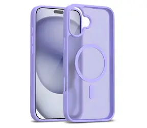 Crong Hybrid Matte Magnetic levandulová / Ochranný kryt / Apple iPhone 17 / MagSafe