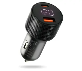 CC-50Q Autonabíječka černá / Autonabíječka / 75W / QC3.0 / PD / USB-C + USB