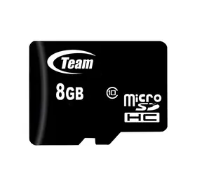 Team microSDHC karta 8 GB černá / Paměťová karta / microSDHC / 8 GB