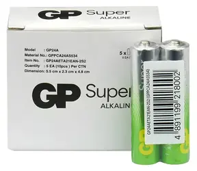 G-TECH Alkalická baterie AAA (LR03) SUPER / Baterie / Mikrotužková / 10 ks