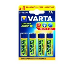 Nabíjecí baterie AA (R6) 2100 mAh 4 ks / Nabíjecí baterie / Ready 2 use