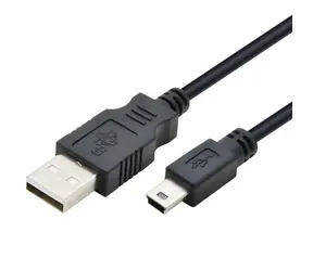 USB - Mini USB kabel černý / Datový kabel / 3 m