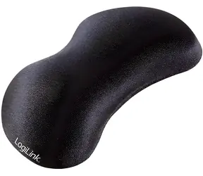 Gelová podložka pod zápěstí černá / Podložka pod zápěstí / Spandex, silikon / 140 x 55 x 25 mm / 100 g