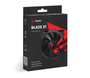BLADE 120mm PWM černá / Ventilátor / 120 mm / 1800 RPM / 4-pin PWM