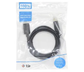 Kabel DisplayPort M/M 1,8 m černá / Kabel DisplayPort / v1.1