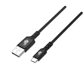 USB-C - USB-C černá / Kabel / silikonový / 1,5 m