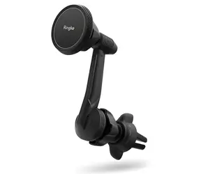 Ringke Power Clip Wing černá / Magnetický držák do auta / Do ventilace / 360° otočení
