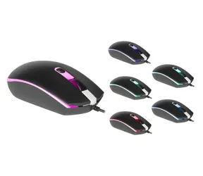 DOT MB-986 / Herní myš / optická / 1000 DPI / RGB podsvícení / 4 tlačítka