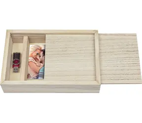 ZEP Box na fotografie a USB klíč 13x18 cm CX7557 / Box na fotografie / dřevěný