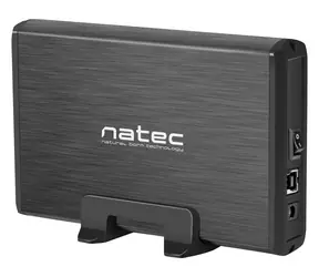 Natec Rhino černá / Externí box / 3,5" SATA HDD / USB 3.0 / napájecí adaptér