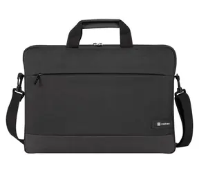 Natec Goa černá / Brašna na notebook / 15,6" / polyester / ramenní popruh