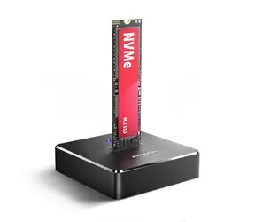 AXAGON ADSA-M2C11 / Dokovací stanice / M.2 NVMe/SATA SSD / USB-C 10Gbps / černá