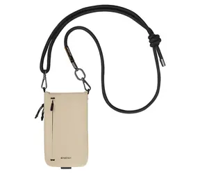 SwitchEasy Utility Crossbody Bag Sand Beige, černý popruh / Taška přes rameno / Popruh na telefon 8,3 mm