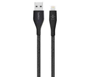 Belkin DuraTek Plus USB - Lightning s poutkem černá / Kabel / 3 m