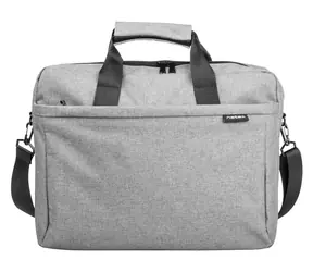 Natec Mustela šedá / Brašna na notebook / 15,6" / polyester / voděodolná