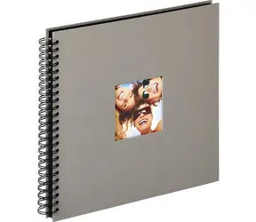 Walther Fun SA110X šedá 30x30 / Album / 50 černých stran / spirálová vazba