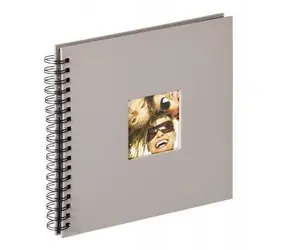 Walther Fun SA108X šedá 26x25 / Album / 40 černých stran / spirálová vazba