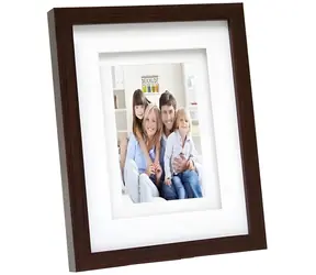 Deknudt S65KQ1 20x30 cm hnědá / Rámeček / Dřevo / s dvojitou paspartou
