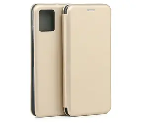 Beline Book Magnetic pouzdro pro Motorola Moto G32 zlatá / Pouzdro / Flip / Magnetické