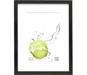Deknudt S66KF2 černá / Rámeček / Dřevo / 20x30 cm / s paspartou