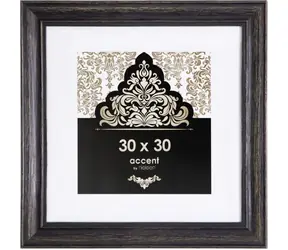 Nielsen Design Accent Vintage černá / Dřevěný foto rám / 30x30 cm