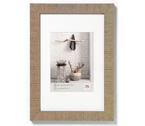 Walther Home HO130C béžovohnědá / Dřevěný foto rám / DIN A4 / 21×29,7 cm
