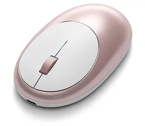 Satechi M1 růžové zlato / bezdrátová optická myš / 1200 DPI / Bluetooth / USB-C