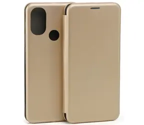 Beline Book Magnetic pro Motorola Moto Edge 30 zlaté / Pouzdro typu kniha / Stojánek / Kapsa na kartu