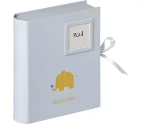 Walther Baby Animal modrá / Memory box / na dětské fotografie a vzpomínky