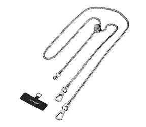 SwitchEasy Metal Chain Strap stříbrná / Šňůrka na telefon / Kovový řetízek / Strap Card