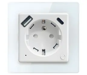 IMMAX NEO SMART Nexa s kolíkem (typ E) / Chytrá zásuvka / 1x USB / 1x USB-C PD 20W / Zigbee / TUYA / LIDL