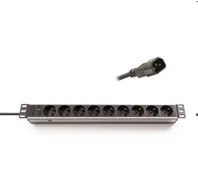 Triton 19" rozvodný panel 9x230V French / Rozvodný panel / 1x C14 do UPS