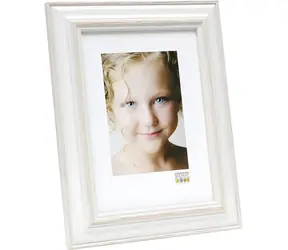 Deknudt S221H1 bílá / Rámeček / Dřevěný / DIN A4 21x29,7 cm / béžová pasparta