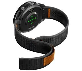 Spigen Athlex Air řemínek pro Garmin QuickFit 22mm černo-oranžová / Řemínek / Nylon / Quick Fit / 155-245 mm