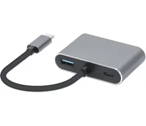 Hub USB-C 4v1 / 4K@30Hz / VGA