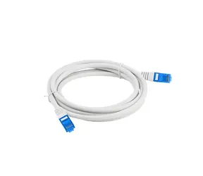 Lanberg Patchcord CAT6a S/FTP 20 m šedá / Patch kabel / LSZH / CCA / 10 Gbps