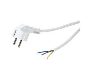 LogiLink napájecí kabel CEE7/7 - holé konce bílá / Napájecí kabel / 1,5 m
