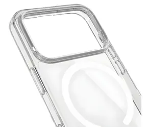 Epico Hero Mag+ Case transparentní / Kryt na iPhone 17/18 Pro Max / Qi2 & MagSafe kompatibilní / crossbody úchyty
