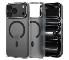 Tech-Protect MagZero průsvitná matná černá / Kryt pro Apple iPhone 17 Pro Max / MagSafe