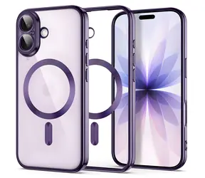 Tech-Protect MagFlex průhledná fialová / Kryt / Apple iPhone 17 / MagSafe