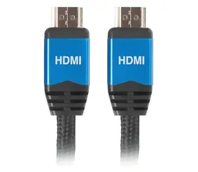 Lanberg CA-HDMI-20CU-0018-BL černá / Kabel HDMI na HDMI / 1 m / HDMI 2.0 / 4K / 144 Hz / ARC