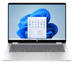 HP OmniBook 5 Flip 14-fp0001ncx stříbrná / Notebook / 14" 2K dotykový / Intel Core 5-120U / 16GB / 512GB SSD / W11H