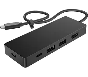 HP USB-C Travel Hub G3 černá / USB Hub / 2x USB-C / 2x USB-A / HDMI / 65W PD