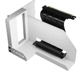 APNX Vertikální stojan pro grafickou kartu bílá / Držák GPU / Pro PC skříň