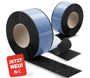 LABEL THE CABLE TOUGH TAPE STRAP černá / Stahovací páska na suchý zip / Šířka 50 mm / Role 5 m